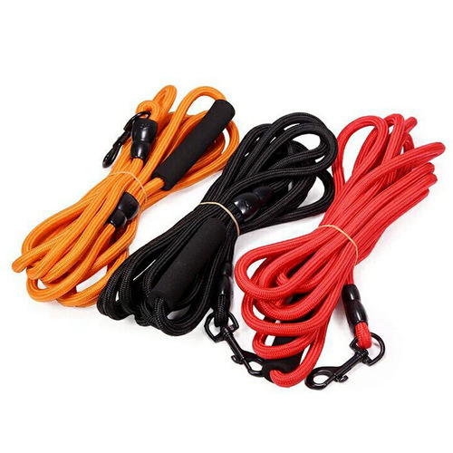 Amazon Nylon Extended Leash Pet Dog Training Extended Dog Rope Thick Round Rope Outdoor Dog Training Running Leash