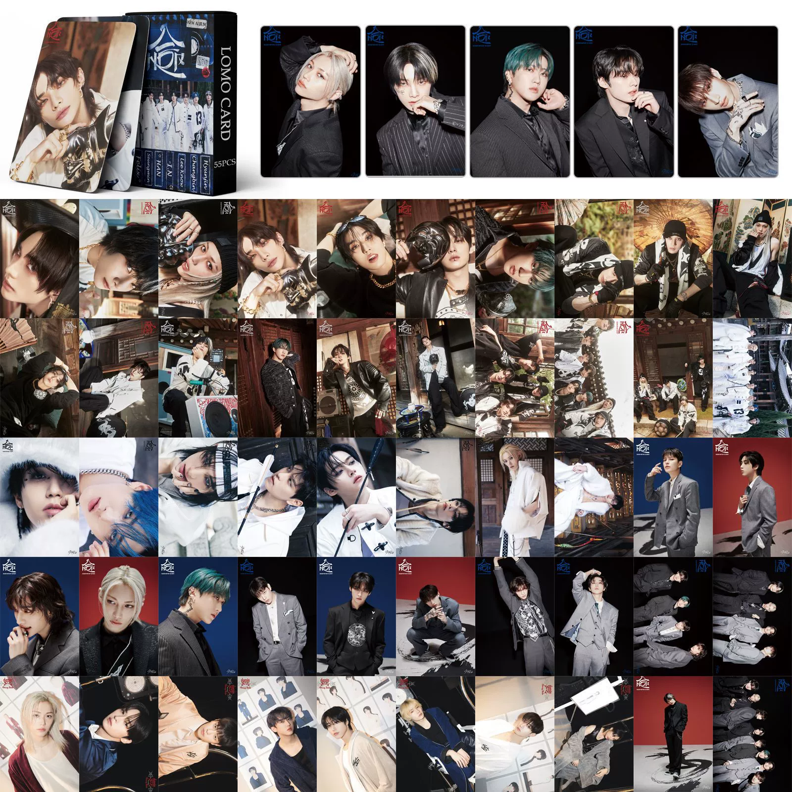 55 STRAY KIDS Маленькая карточка (HOP) Хуанг Янчэнь Феликс Ли Лонгфан Фан Чан