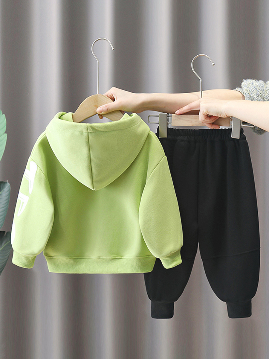 Conjunto de Sudadera Panda para Niños 6154, Primavera y Otoño 2026, Ropa de Bebé Moderna, Conjunto de Dos Piezas para Niños