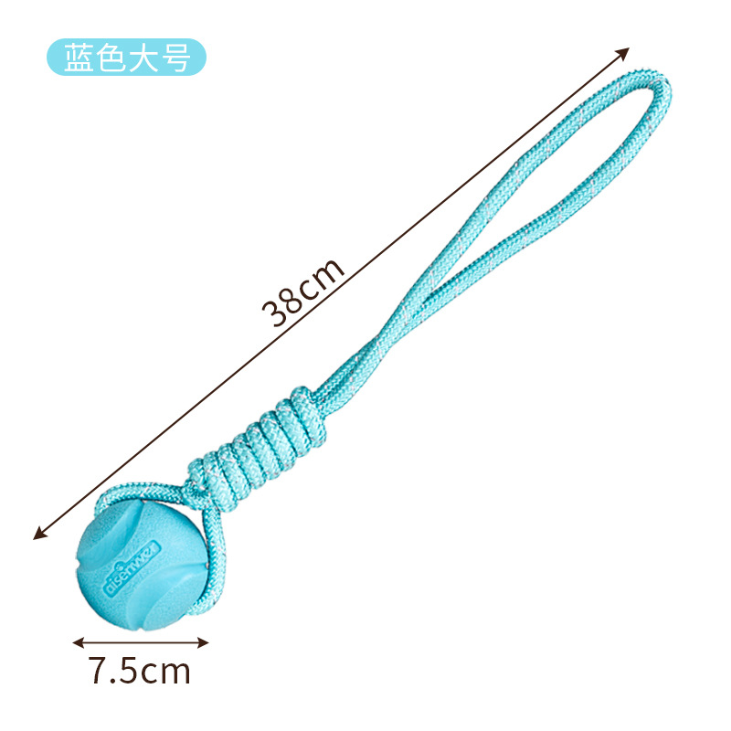 파란색 대형 테더볼