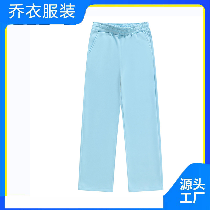 European and American Style Autumn and Winter New Cross-Border Unisex Fleece Sweatpants, Fashionable Street Style, Loose and Comfortable with Elastic Waistband European and American Style Autumn and Winter New Cross-Border Unisex Fleece Sweatpants, Fashionable Street Style, Loose and Comfortable with Elastic Waistband