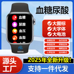 2025 新しい非侵襲性針なし血糖スマートウォッチ Bluetooth 通話血糖尿酸血圧スマートウォッチ