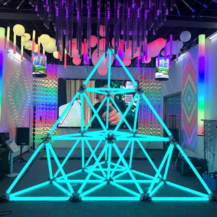 Dmx Standing Shadowless Lamp Modeling Shadowless Lamp Hanging Shadowless Lamp 360 ° Luminous Tube Led Pixel Light