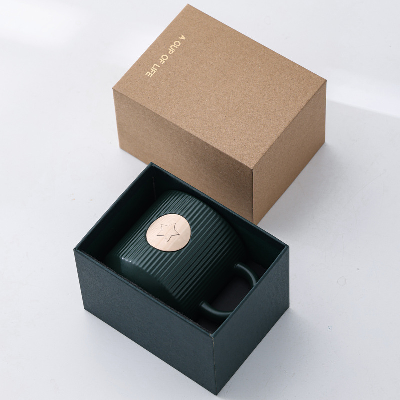 Tazas de cerámica originales, tazas de cerámica de bronce creativas, tazas de café, tazas de agua, tazas publicitarias de logotipo