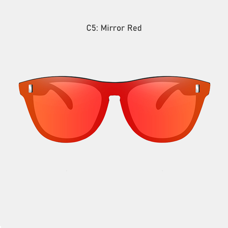 Casual Color Block Tac Round Frame Full Frame Men's Sunglasses display picture 25