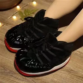 Тапочки Air Jordan демисезонные комфортные тёплые, размеры 36–44, тканевая или кожаная подошва