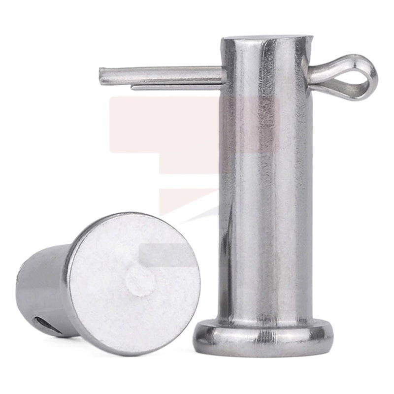 Углеродистая сталь GB882 с отверстием цилиндрический штифт с плоской головкой, позиционирующий штифт вал в наличии оптом оцинкованный штифт вал