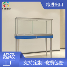 鸿钛新款橱窗首饰展示柜台厂家现货铝合金钢化玻璃陈列柜珠宝展柜
