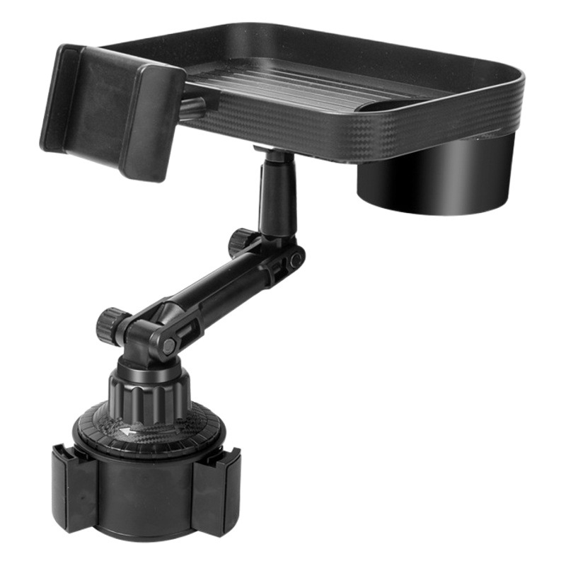 Placa de comedor del coche plegable multifuncional soporte para teléfono móvil universal bandeja de almacenamiento de coche consola central de coche soporte de taza de agua
