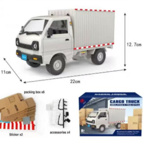 Nueva simulación Wuling Hongguang modelo de camión deriva carga tarjeta inercia niños coche juguete