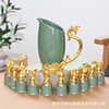 Chinese Zodiac Binglie Ge ceramics Cup white wine Spirits Cup To fake something antique Wine separator Wine Glass Wine suit
