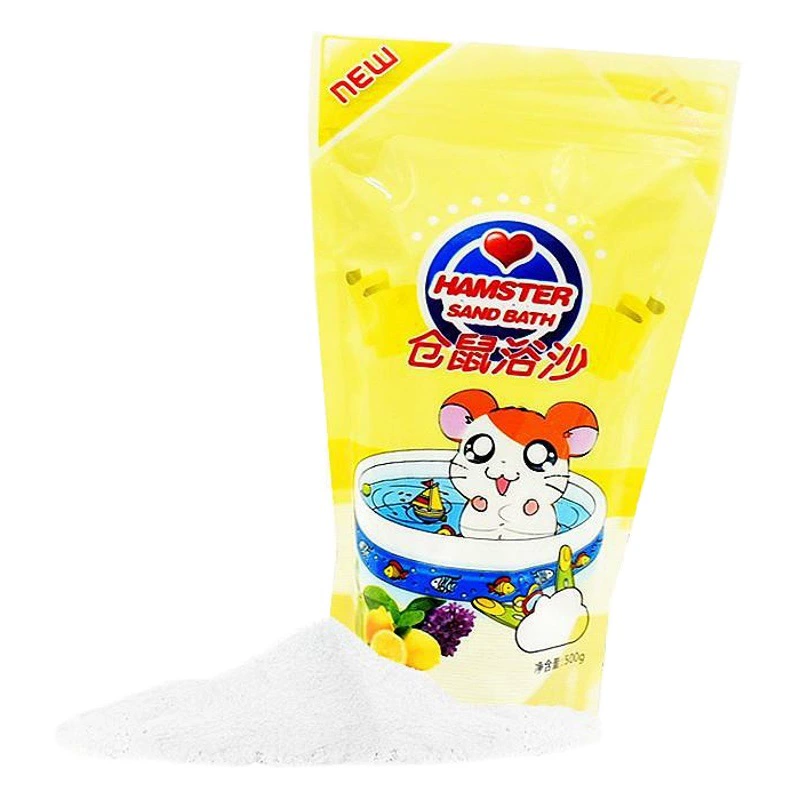 Хомяк поставляет маленького питомца песок для ванны кролик Шиншилла морская свинка хомяк песок для ванны мешок для песка 500 г