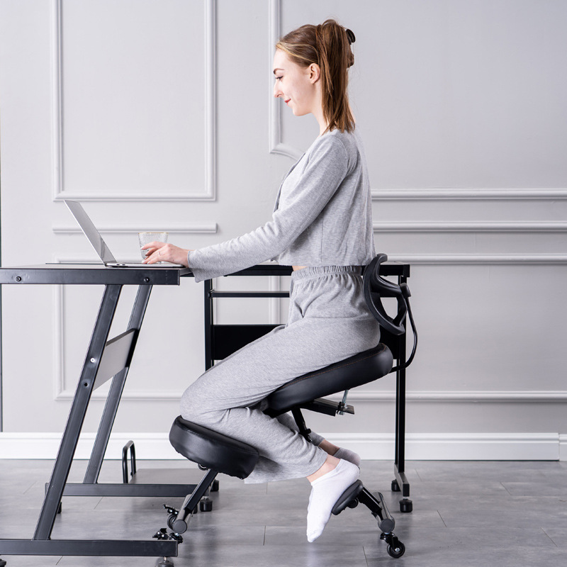 Posture Correction Chair Adult Computer Chair Ergonomic Chair Office Writing Anti-Back Pain Lifting Backrest Kneeling Chair