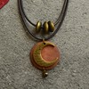 Retro ethnic accessories, short double-layer chain for key bag , necklace, ethnic style, new collection, cotton and linen, simple and elegant design