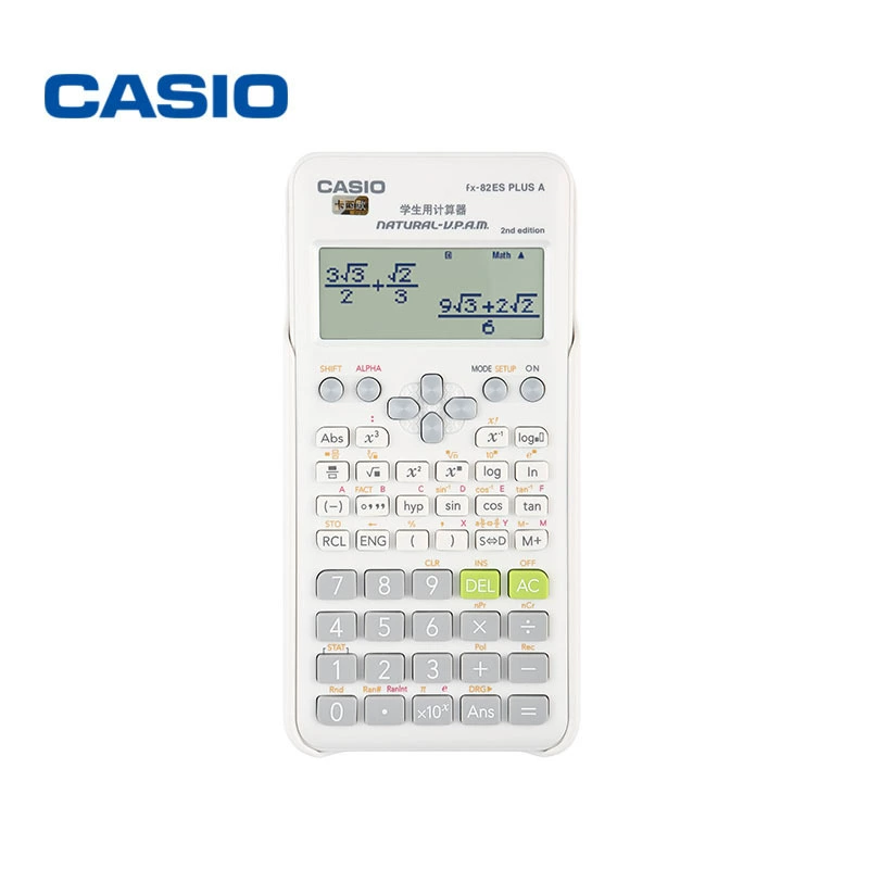 Калькулятор Casio FX-82ESPLUSA студенческий многофункциональный научный функциональный калькулятор для среднего школьного уровня, экзамены
