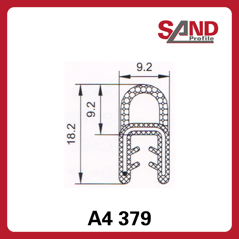 申波菲勒SAND密封条棱边保护条护边条橡胶条A4379