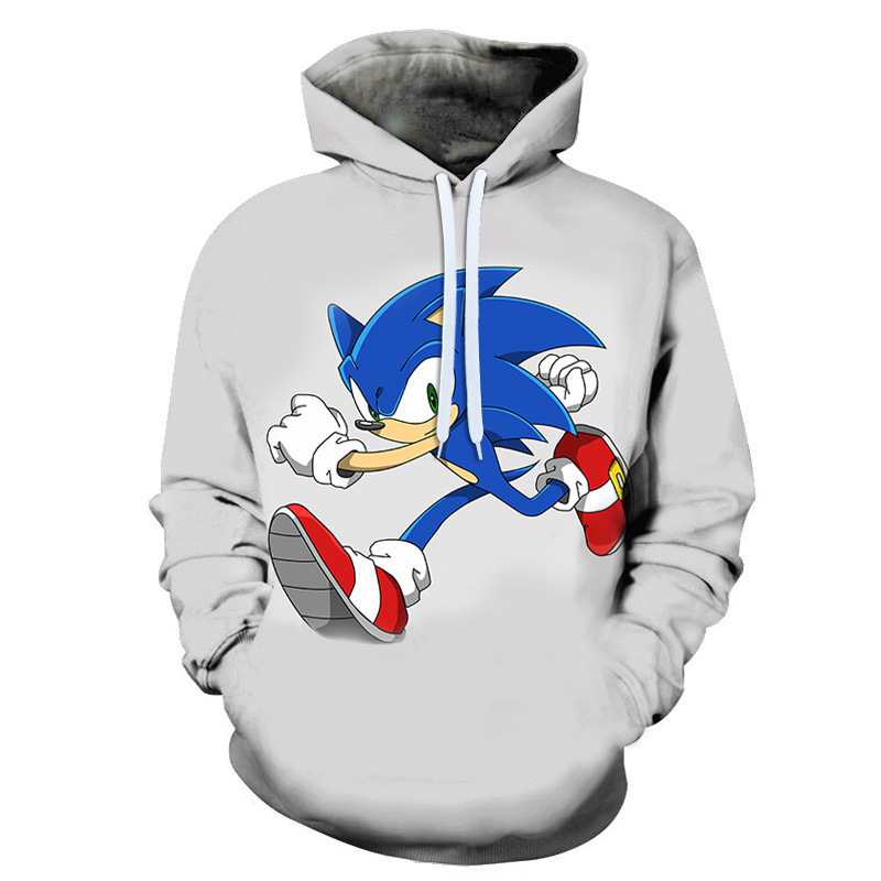 2026 New Sonic-themed 3D digital print hoodies for men and women, direct from the manufacturer, wholesale 2026 New Sonic-themed 3D digital print hoodies for men and women, direct from the manufacturer, wholesale