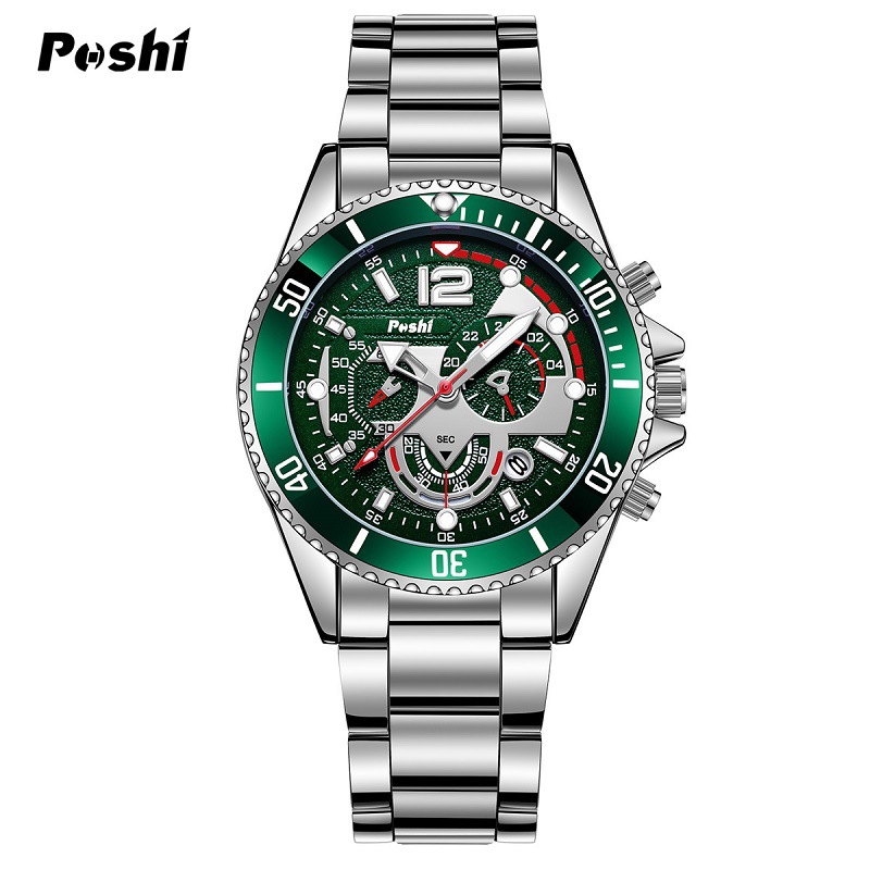 Poshi transfronterizo comercio exterior de los hombres de negocios reloj de cuarzo personalidad reloj deportivo de moda reloj electrónico reloj de los hombres