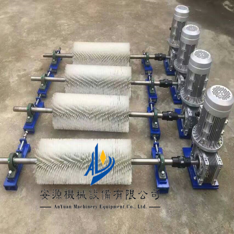 外置洒水除尘清扫器 除尘式清扫器 毛刷清扫器  被动清扫器