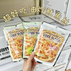 維艾福締揚げイカの海の味が食欲をそそるおやつ韓国の原味のわさびの小さい包装の脆い条の揚げ卸売り