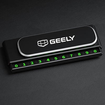 mobile phone number holder | Nömrəli dayanma kartı - can-be-hidden-geely-black