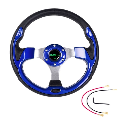 Steering wheel Alloy 13-Inch 320mm Steering Wheel - blue