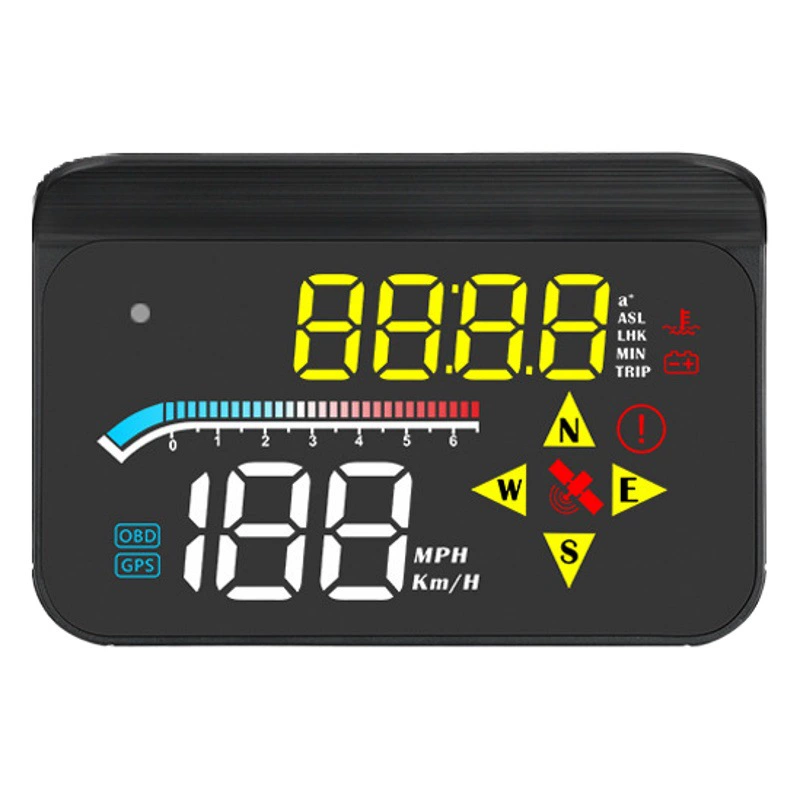 M17 автомобильный HUD проекционный дисплей OBD2 и GPS двойная система скорости автомобиля на новой энергии автомобильный инструмент