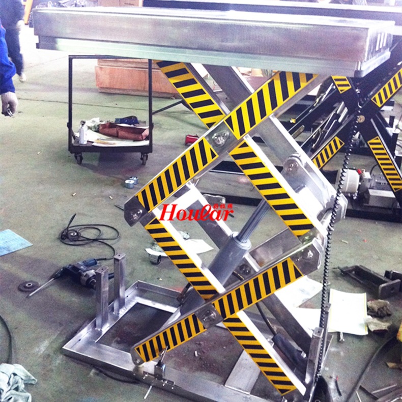 1吨全不锈钢升降平台201/304不锈钢电动液压升降平台不锈钢升降机