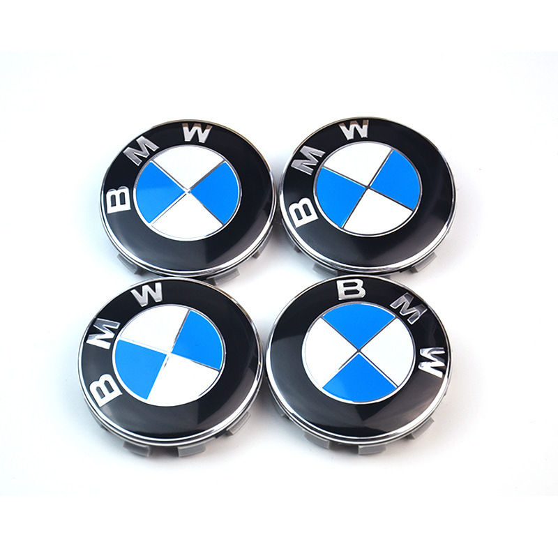 Suitable for Bmw Car Hub Cap Mark 68mm 3 Series 5 Series X1X5X6 Center Cap m Mark 10 Claw Blue and White Tire