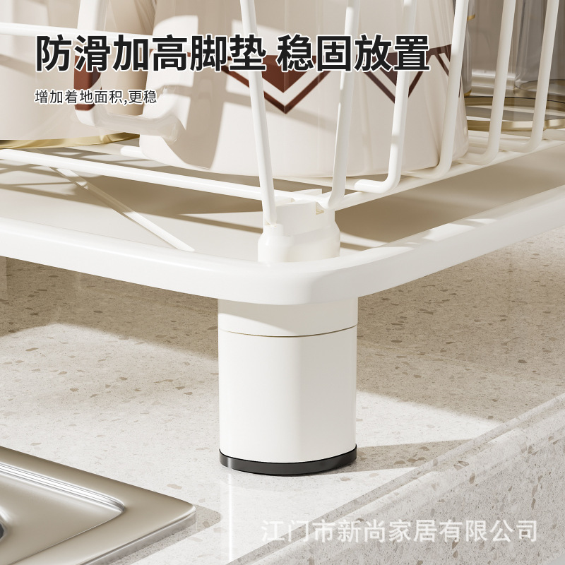 日式厨房碗碟架沥水架多功能碗盘置物架台面餐具放碗筷碗柜收纳架|undefined