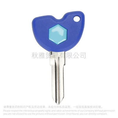 Motorcycle Key Piaggio Mp3 500 - blue
