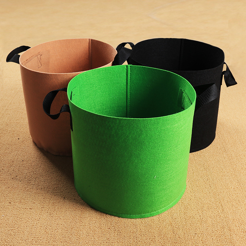 Cross-Border Planting Bags, Thickened Non-Woven Fabric Buckets, Bonsai Rooftop Felt Planting Bags, Garden Balcony Pot Bags