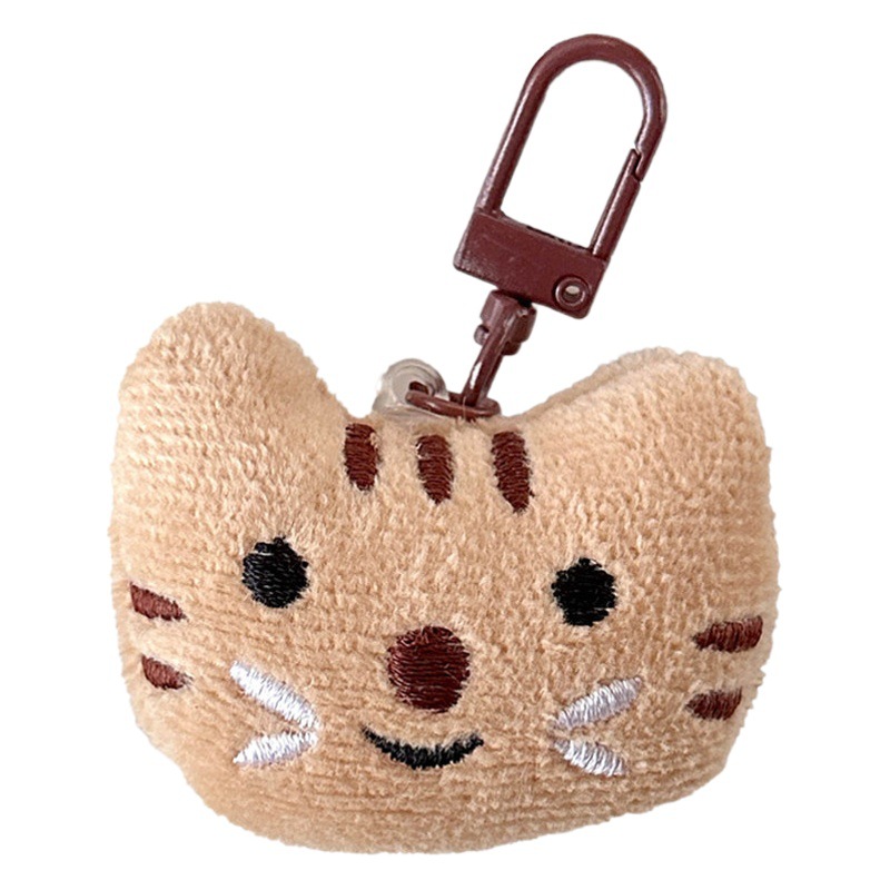Nueva lindo gatito pescado muñeca de peluche regalo creativo llavero mochila colgante adornos al por mayor