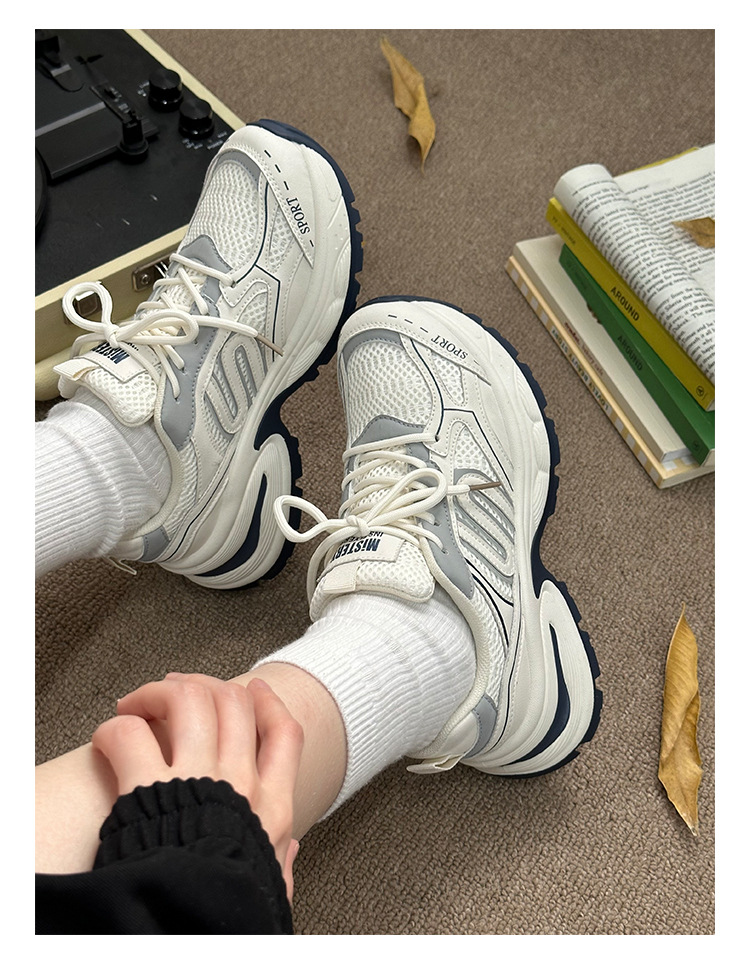 Women's Thick Soled Casual Sports Shoes Versatile Platform Style_voghion.com