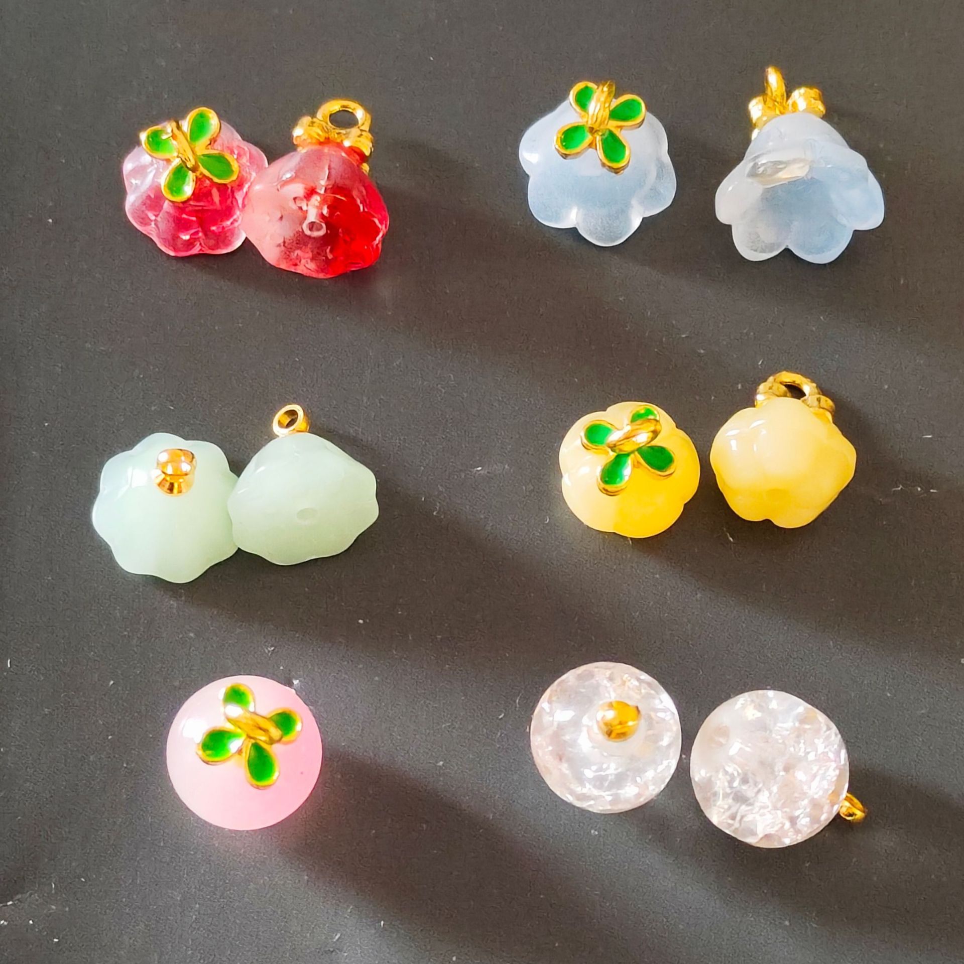 Jewelry accessories glaze Jade buckle hairpin pendant vintage ancient style Han clothing Tang suit cheongsam button beads accessories