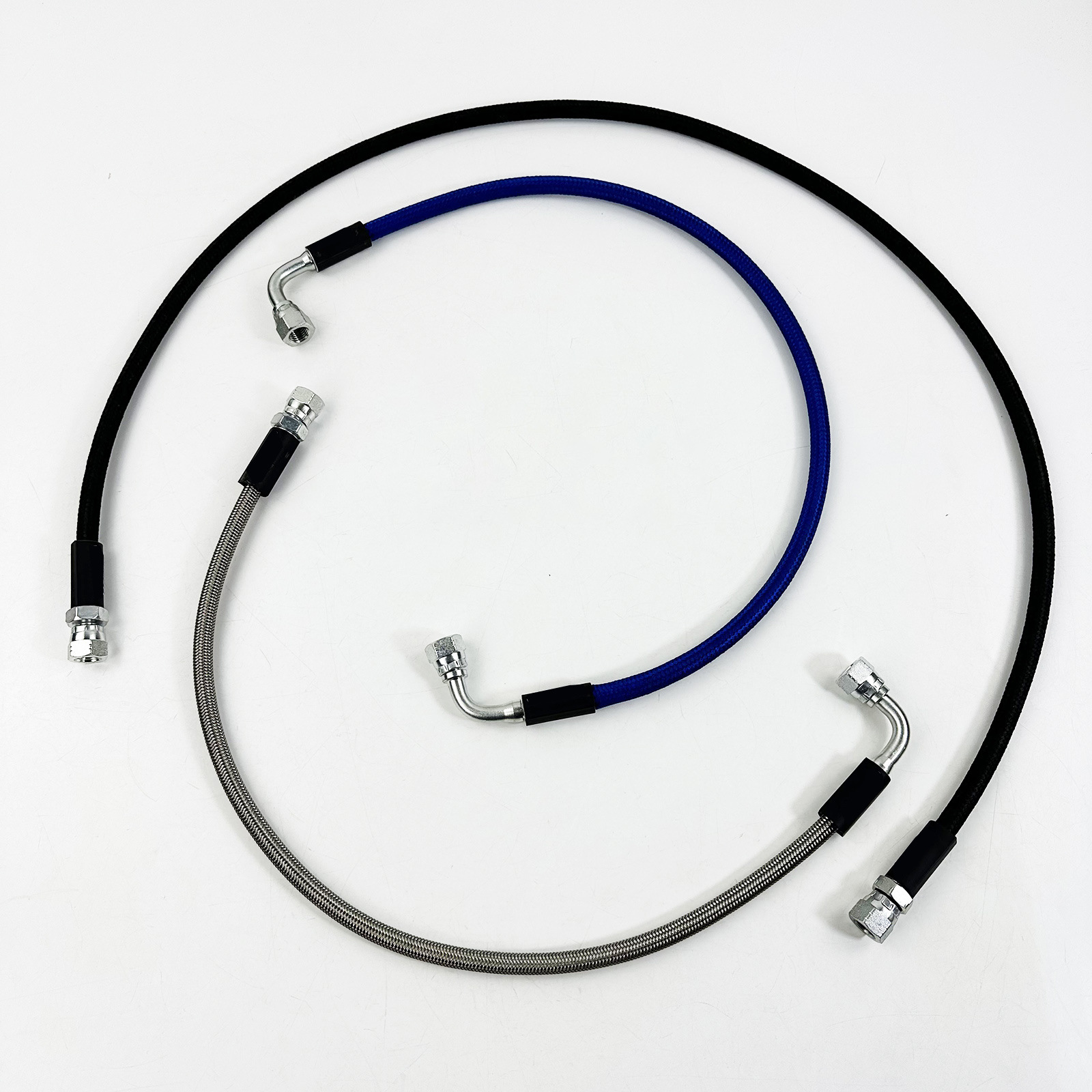 30- 500cm An6 Transmission Cooler Pipeline Stainless Steel Braided Ptfe Oil Cooling Tube Teflon Braided