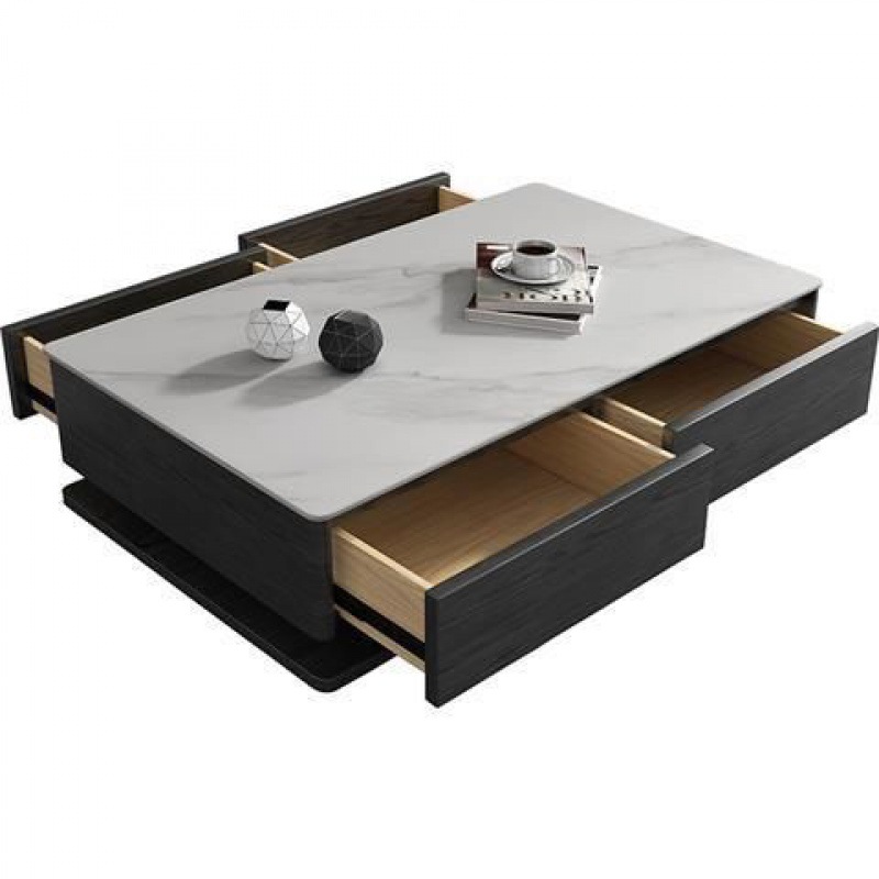 커피 테이블 150*85*43* 스노우 마운틴 화이트 새 스타일