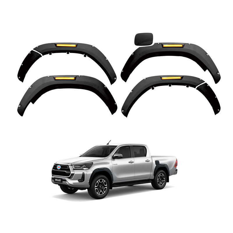 Hilux revo 2016-2020 special wide body wheel arches (without lights) 7-piece set
