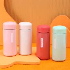 時尚迷你保溫杯出差旅行女生小巧戶外口袋杯兒童上學學生水杯批發