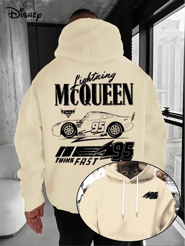 Cars Lightning Mcqueen Sweatshirt - Movie 95 Men's Sweatshirt Autumn/Winter Sweatshirt