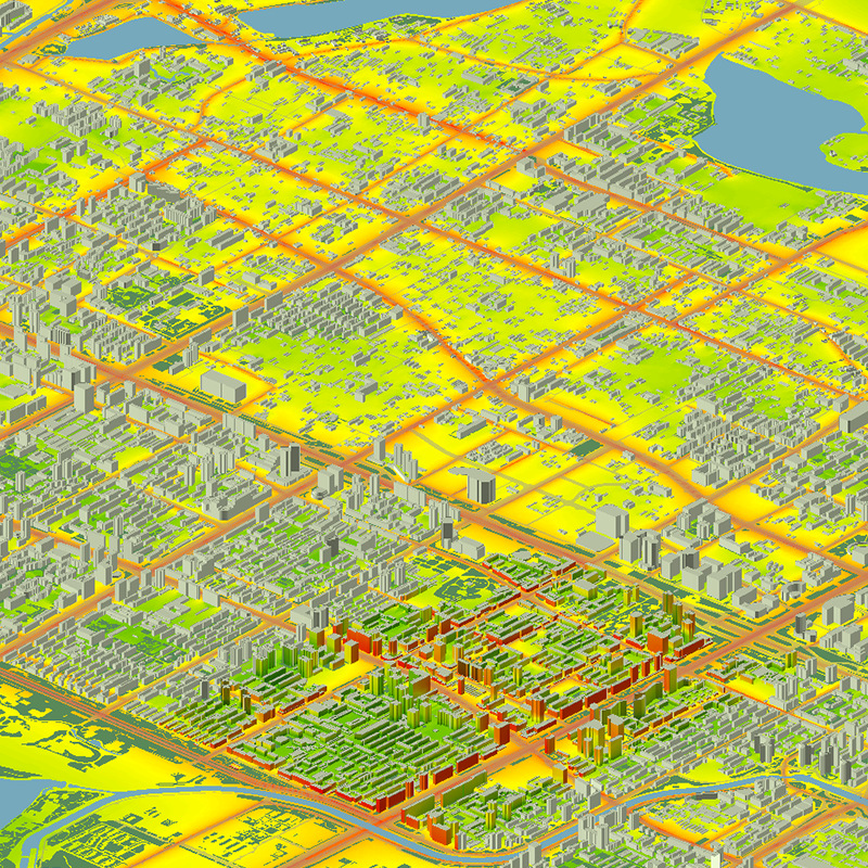 柔性复合隔声材料复合技术 可视化噪声地图平台 精准定位噪声源