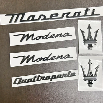 Grecale Side Emblem Hood – Car logo - presidents-bright-black-suit-modena-six-piece-set
