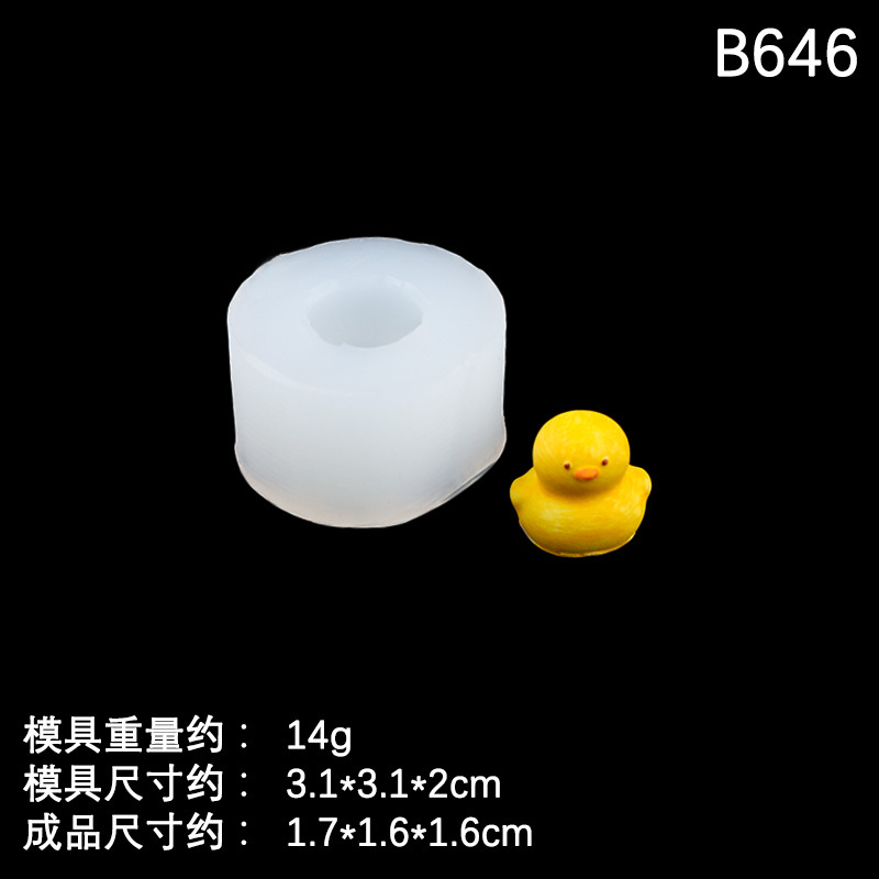 Molde de silicona en forma de West Highland de bricolaje, anillo de natación de oso de mantequilla, amasado, molde de decoración de yeso de goteo