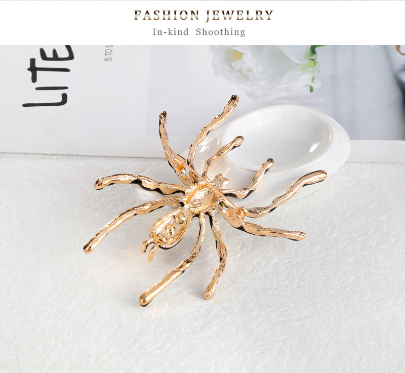 Fashion Spider Alloy Inlay Rhinestones Women's Brooches display picture 3