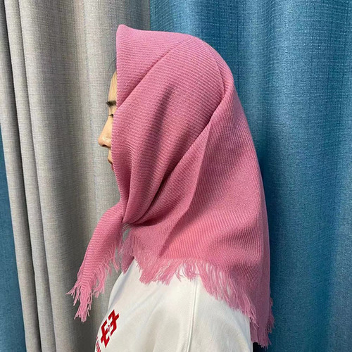 Women's headscarf, rural old lady's scarf, women working in the fields, square scarf, old woman's warm square scarf