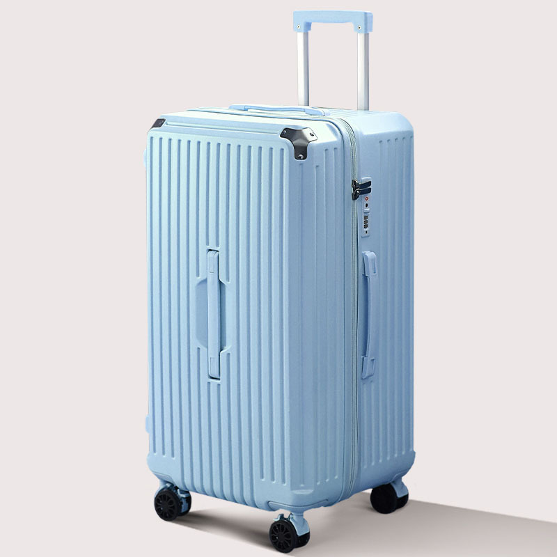 28inch Anti-Fall, Dirt-Resistant, Silent Wheel Suitcase, Large Capacity Travel Suitcase for Women, Password Lock Suitcase, National Trend Style