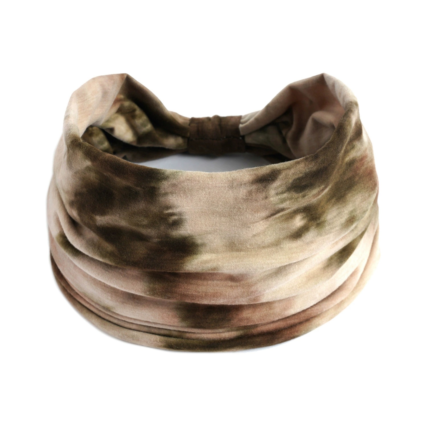 Europa y América nueva impresión elástica deportiva correa de cabello damas banda ancha correa de cabello turbante retrógrado joyas para el cabello de yoga