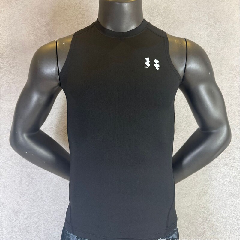 Men's Quick-Drying Slim-Fit Sports Vest Fitness Breathable Tights Summer Running Training Short-Sleeved Top Black and White
