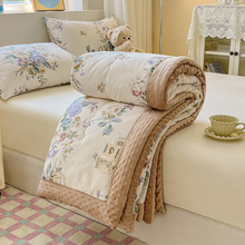 A类100全棉被子大豆被纯棉加厚冬被儿童宿舍单双人春秋被芯可机洗