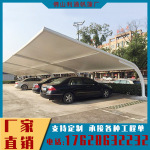 厂家批发膜结构户外体育场观景棚自行车汽车棚雨蓬停车棚阻燃抗压